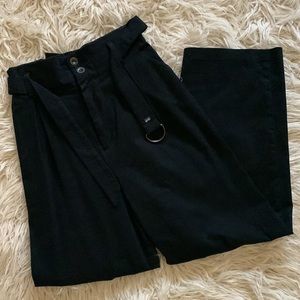 Black, wide-legged pant, Jennifer Glasgow, XS